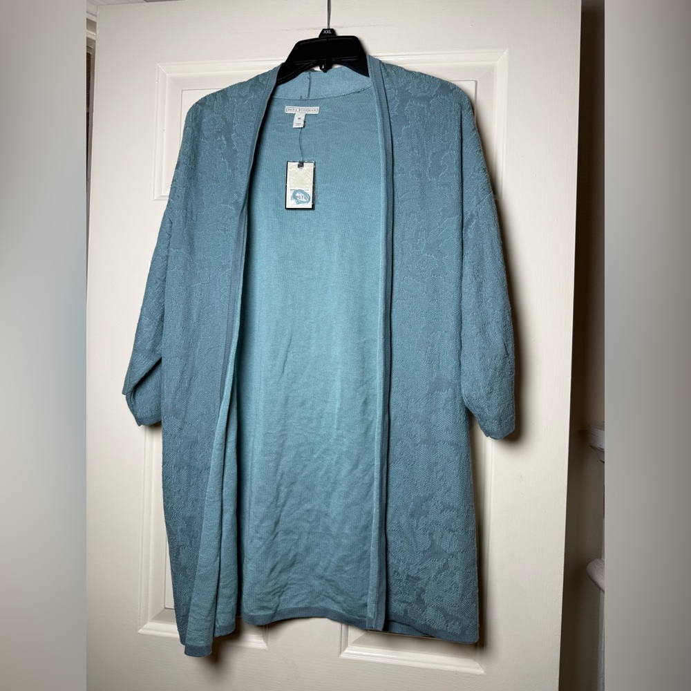 Dana Buchman Out Of The Blue Cardigan Sweater